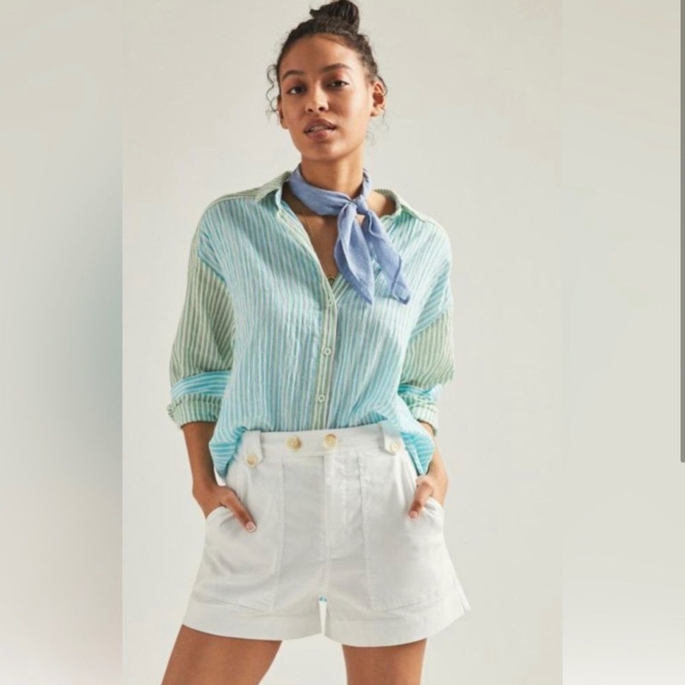 Maeve by Anthropologie White Shorts